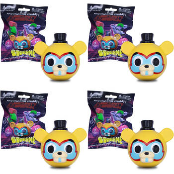 4PK Five Nights At Freddy's 2.5 In Squishmee Series 2 - Assorted 3y+