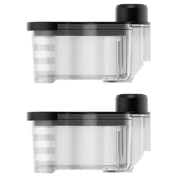 4pc Jura Syrup Attachment Set For Dual Spout Coffee Machine - Black