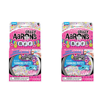 2PK Crazy Aarons Thinking Putty Trendsetters BFF Fidget Kids/Children Toy 3y+