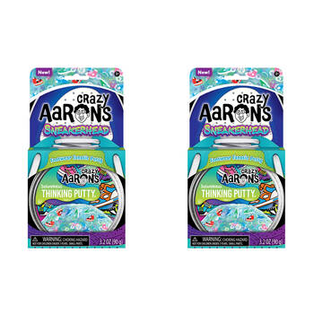 2PK Crazy Aarons Thinking Putty Trendsetters Sneakerhead Fidget Kids Toy 3y+
