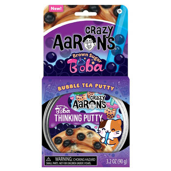 Crazy Aarons Thinking Putty Trendsetters Brown Sugar Boba Fidget Toy 3y+