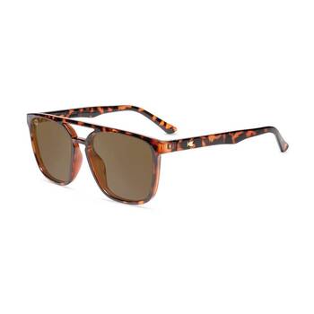 Knockaround Brightsides Sunglasses Polarised UV400 Glossy Tortoise Shell/Amber