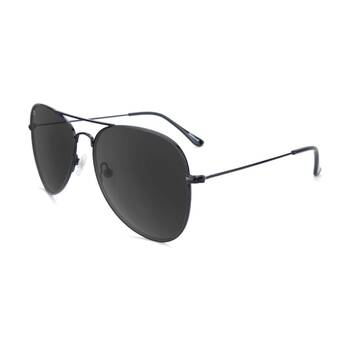 Knockaround Mile Highs Sunglasses Impact Resistant UV400 Black/Smoke 