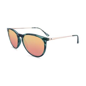 Knockaround Mary Janes Sunglasses Round Frame UV400 Tortoise Shell/Rose Gold