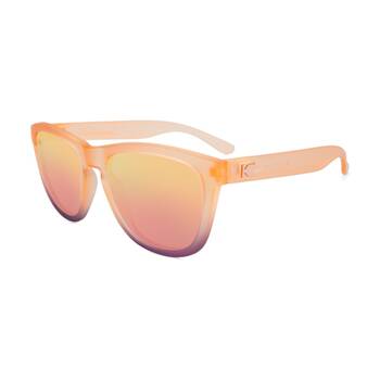Knockaround Premiums Sunglasses Polarised UV400 Frosted Rose Quartz Fade/Rose