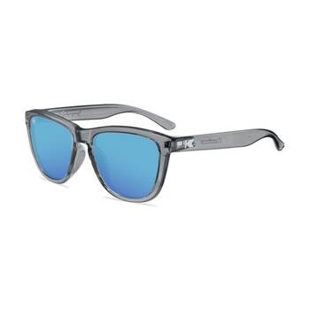 Knockaround Premiums Sport Sunglasses Polarised UV400 Clear Grey/Aqua 