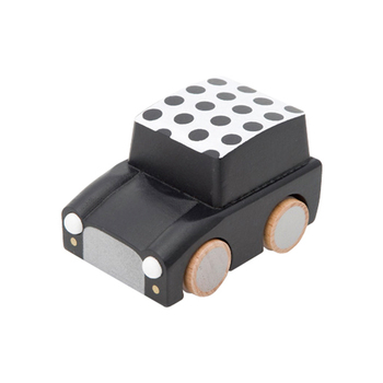 Kiko & gg Kuruma Car/Vehicle Kids/Children Fun Play Wooden Toy 3y+ Black Dot