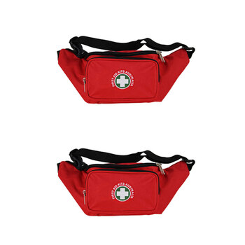 2PK First Aid Kits Australia Walkers Bum Bag First Aid Kit - Red