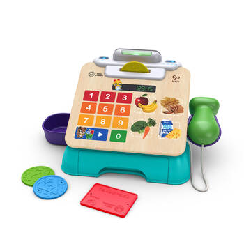 Baby Einstein + Hape Magic Touch Cash Register Pretend to Check Out Toy 9m+