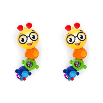 2PK Baby Einstein Twist-a-Pal Cal w/Light & Sound Kids Sensory Toy 6m+