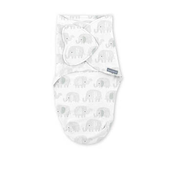 SwaddleMe by Ingenuity Monogram Collection Baby Swaddle Star Dot 0-3m