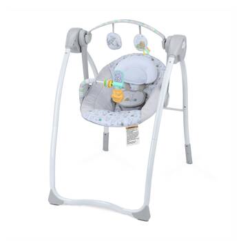 Disney Baby Winnie the Pooh Classic Pals Milestone Swing w/6 Speeds/Timer 0m+