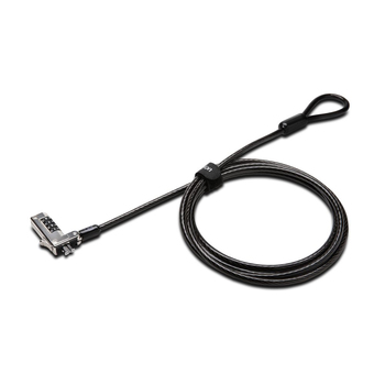 Kensington Slim Combination Lock Head & Cable For Standard Laptop Slot