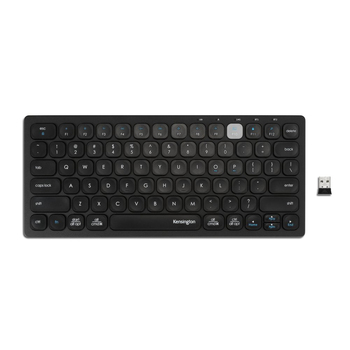 Kensington Mutli-Device Dual Wireless Bluetooth Keyboard For Laptop Black