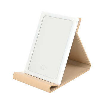 Kate Hill LED Rechargable USB Cable Light Up Travelling Mirror 21x14x2cm Neutral