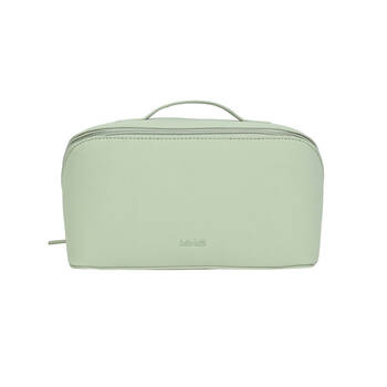 Kate Hill Travelling Make Up Cosmetic Bag Case 24x14.5x14.5cm Pistachio