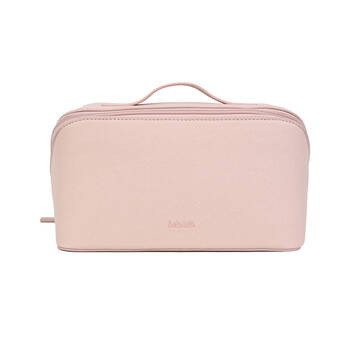 Kate Hill Travelling Make Up Cosmetic Bag Case 24x14.5x14.5cm Blush