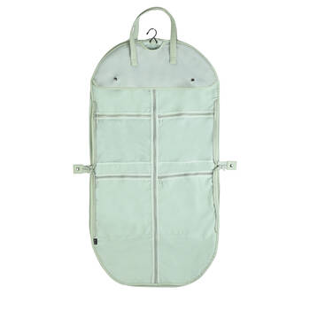 Kate Hill Travelling Garment Bag w/ Hanging Hook & Pockets 53x53x1cm Pistachio