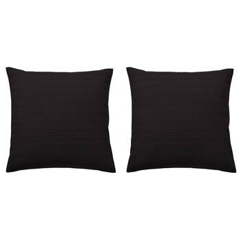 2PK Bianca Kahlani Chocolate Polyester European Pillowcase Cushion 65x65cm