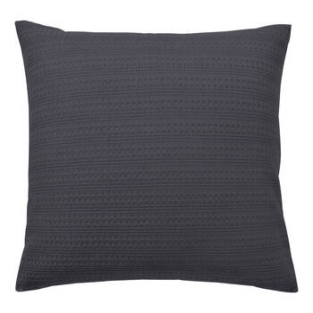 Bianca Kahlani Charcoal Polyester European Pillowcase Cushion Cover 65x65cm