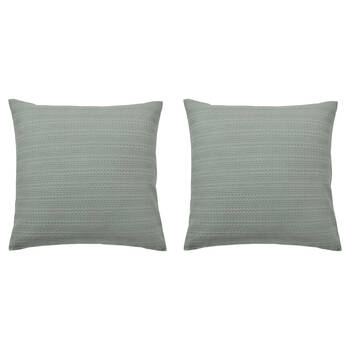 2PK Bianca Kahlani Sage Polyester European Pillowcase Soft Cushion Cover 65x65cm