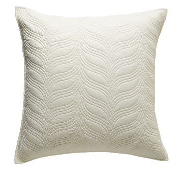 Bianca Kamala 65x65cm Polyester Square European Pillowcase/Cushion Cover Cream