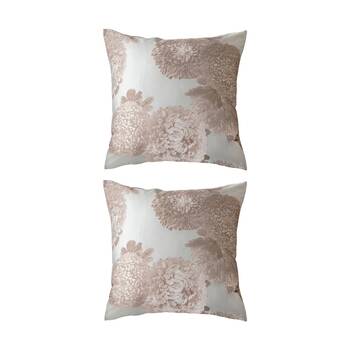 2PK KAS Australia Bloom Euro Pillowcase European Style 100% Cotton Multi-colour