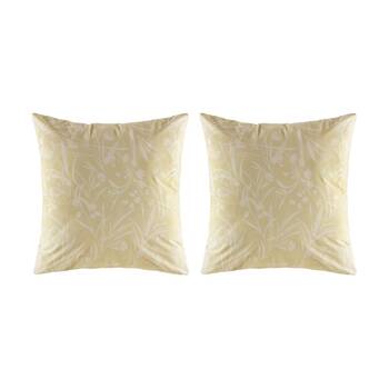 2PK KAS Australia Goldie Euro Pillowcase European Style 100% Cotton Natural