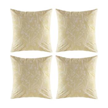 4PK KAS Australia Goldie Euro Pillowcase European Style 100% Cotton Natural