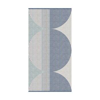 KAS Australia Harri Bath Towel Modern Cotton Yarn Dyed Jacquard 600GSM Denim