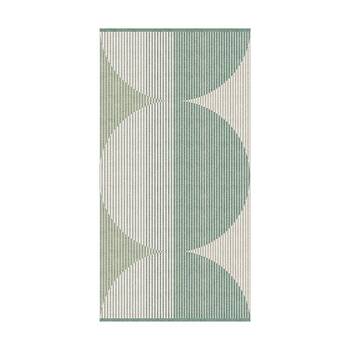 KAS Australia Harri Bath Towel Modern Cotton Yarn Dyed Jacquard 600GSM Sage