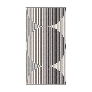 KAS Australia Oversized Harri Hand Towel Modern Cotton Jacquard 550GSM Charcoal