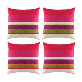 4PK KAS Australia Azuki Stripe Euro Pillowcase European Style 100% Cotton Multi