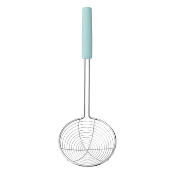 KitchenAid Soft Grip Metal Skimmer Cooking Utensil - Mineral Water