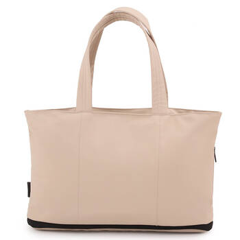 Kate Hill Women's Willow Expandable Shoulder Tote Bag Casual 50x34cm Beige