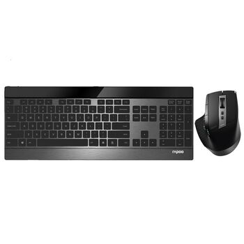 Rapoo 9900M Wireless Bluetooth/2.4GHz Ultra-Slim Keyboard & Mouse