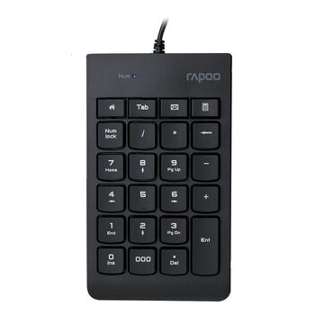 Rapoo K10 Wired NumPad Numeric Keypad Number Pad - Black
