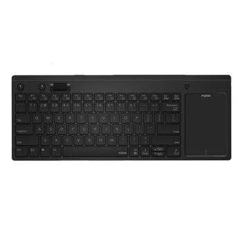 Rapoo K2800 Wireless 2.4GHz Keyboard w/ Touchpad/TV Media Keys - Black