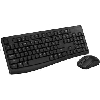 Rapoo X1800Pro Wireless 2.4GHz Optical Mouse/Keyboard Combo - Black