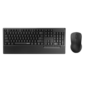 Rapoo X1960 Wireless 2.4GHz Cordless Mouse & Keyboard Combo - Black
