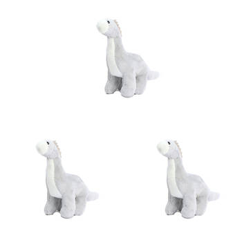 3PK Living Nature Little Buddies Dinosaur Plush Toy 9cm - Assorted 0y+