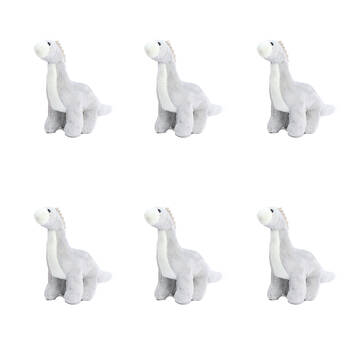 6PK Living Nature Little Buddies Dinosaur Plush Toy 9cm - Assorted 0y+