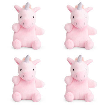 4PK Little Living Nature Snugglies Unicorn Plush Toy 15cm - Assorted 3y+