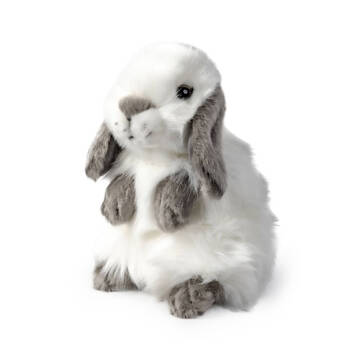 Living Nature Lop Eared Rabbit Plush Toy 17cm - Grey 0y+