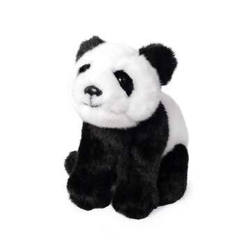Living Nature Panda Cub Plush Toy 18cm - Black/White 0y+