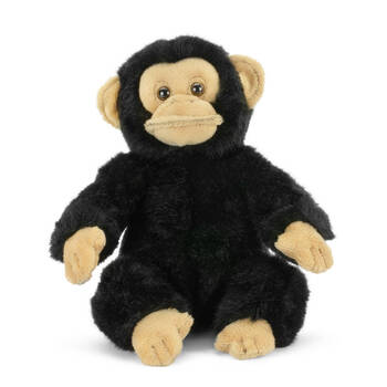 Living Nature Small Chimp Plush Toy 16cm - Black 0y+