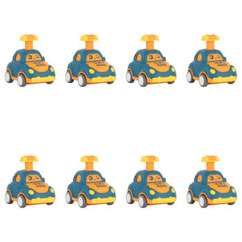8PK Keycraft Push N Go Plastic Mechanical Toy Car - Assorted Toddler 2y+