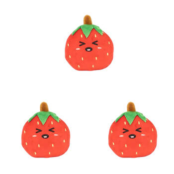 3PK Keycraft Fruit Sand Plushies Stress Relief Toys 9cm - Assorted 3y+