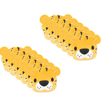 12PK Keycraft Clip & Cuddle Safari Plush Keychain 9cm - Assorted 3y+