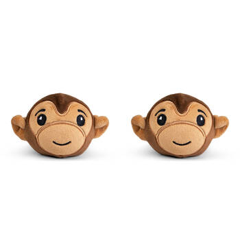 2PK Keycraft Safari Animals Squishy Plushies Fun Sensory Kids Toy Assorted